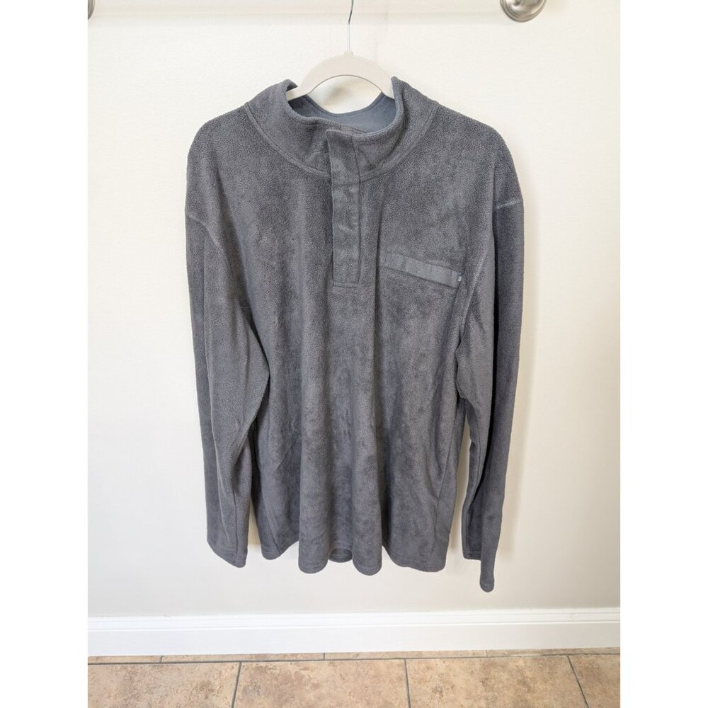 Free Fly Pullover Mens 3XL Performance Bamboo Fleece Long Sleeve Quarter Snap
